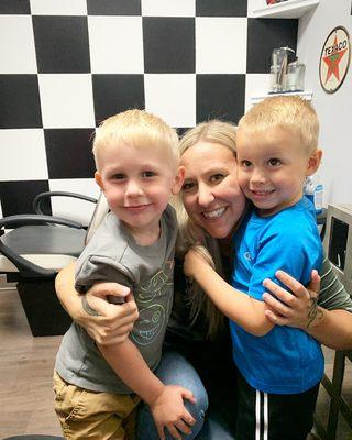 The little dudes love coming to see Ms. Dani