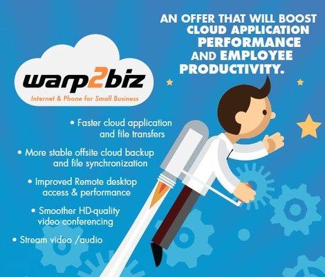 Warp2Biz Internet, Phone, & IT services.