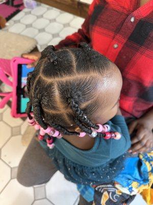 Children's braid style