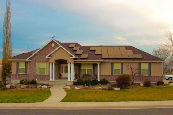 Solar makes your home look modern and sleek.