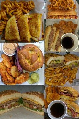 Look at all of these yummy grilled sandwiches!