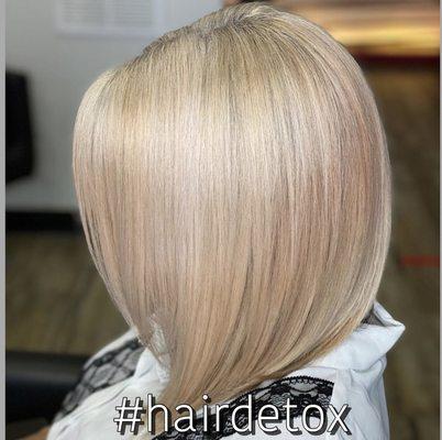 Hair detox... bouncy and shiny!