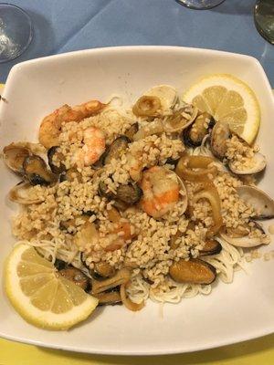 Mediterranean Seafood Pasta