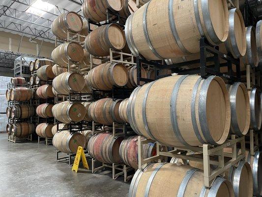 Wine barrels