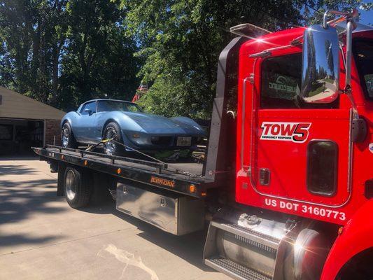 Two 5 specializes in moving classic cars. We are a Hagerty Insurance preferred auto transporter. call on us for all of your Classic Towing!