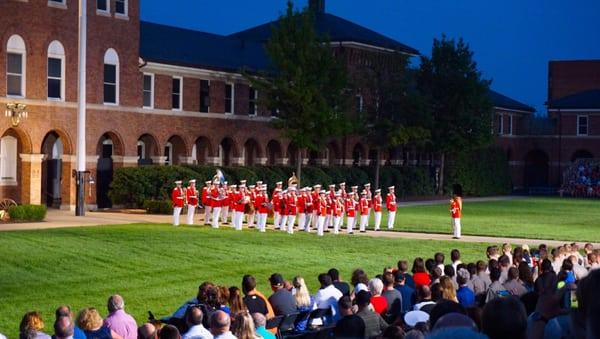 Barracks Row Evening Walk U.S. Marine Band Parade Performance Washington DC History& Culture @Meetup @USMC#usmc