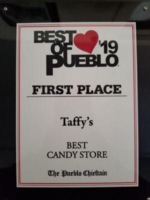 Voted best candy store in Pueblo  for multiple years