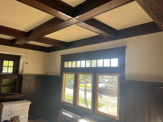 Plaster in a 1917 home