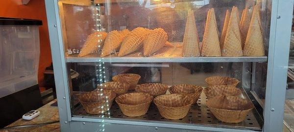 Nice And Warm Waffle Cones (=