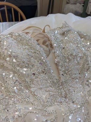 Altering high-end bridal gowns