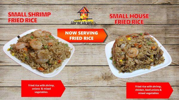 TRY OUR FRIED RICE...