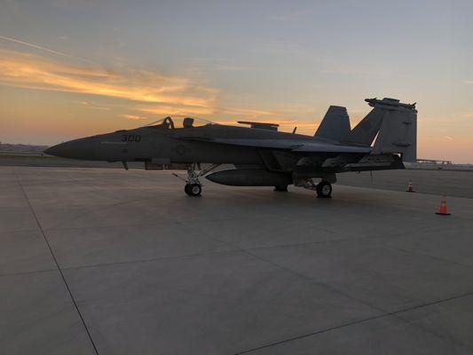 Navy Fighter at Bakersfield Jet Center