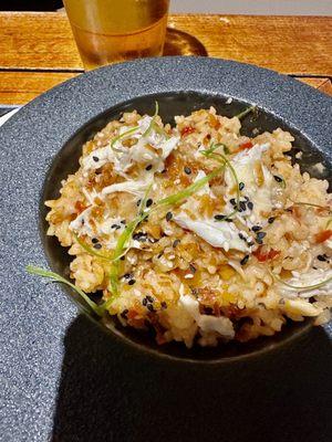 Blue crab rice