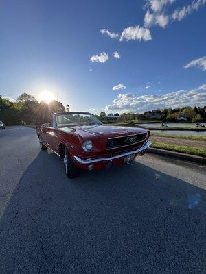 Amazing Classic Mustang! Got to take it around the neighborhood