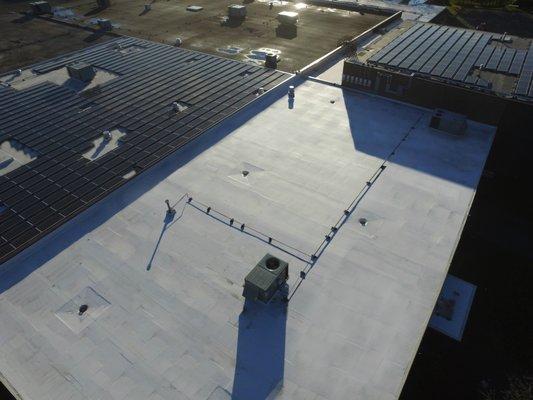 TPO Flat Membrane Roof - Newington, CT