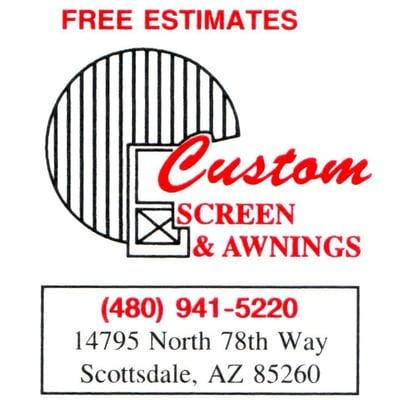 Custom Screen & Awning