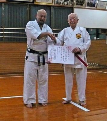 Sensei Ahyte & GRandmaster Shuguro Nagazato