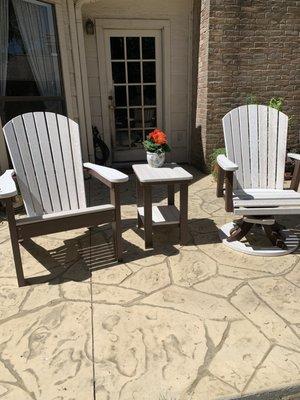 Our new patio furniture