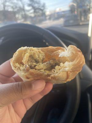 Chorizo and egg Empanadas