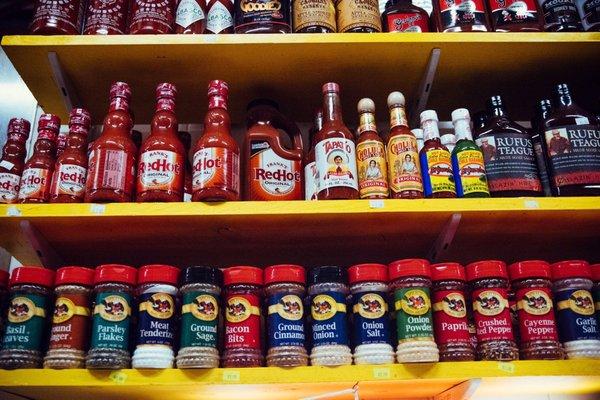 Biggest selection of condiments in the market, if they don't have it you don't need it!