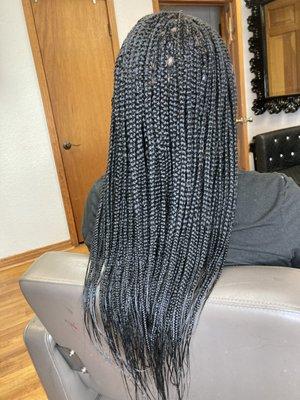 Knotless braids