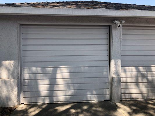 Before and after garage remodel. Still a garage, but my game room now!