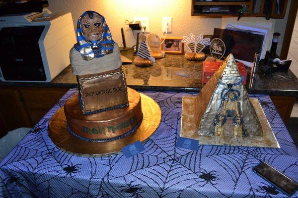 Custom Iron Maiden cake for my 50th birthday! It was amazing and delicious!