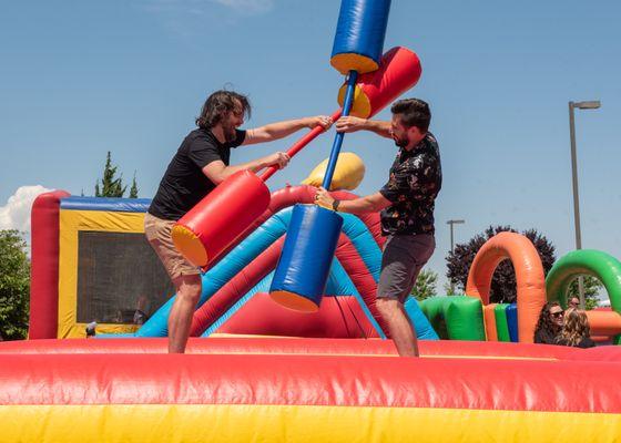 Have you ever gone to a Church that lets you joust the Pastor!?