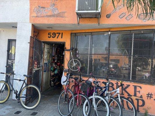 Black bike is mine got both of my  tires alignment and a set a new tires.