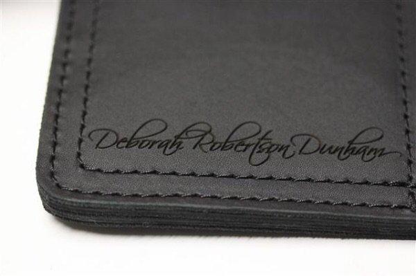 Personalize leather items to make them truly one of a kind!