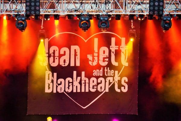 Lee Hartman & Sons provided the A/V for the Joan Jett concert at Elmwood Park, downtown Roanoke.