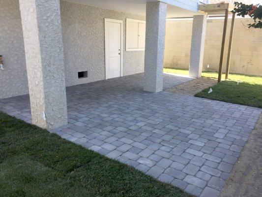 Example of a hardscaping project we did down the shore.