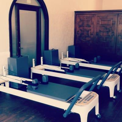 Pilates time...new machines. Love it!