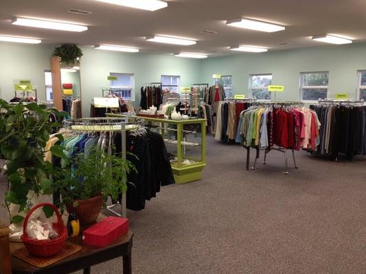 Women's clothing area.