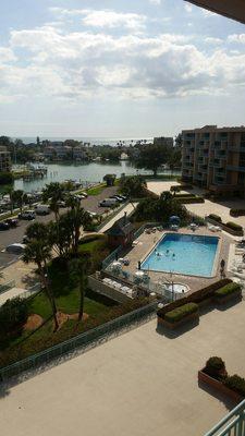 Pool and gulf view