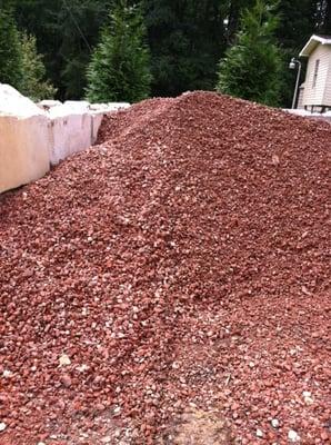 Red Dyed Mulch