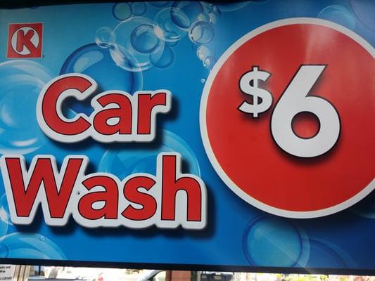 Car wash here.