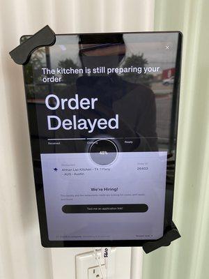 Order delayed :(