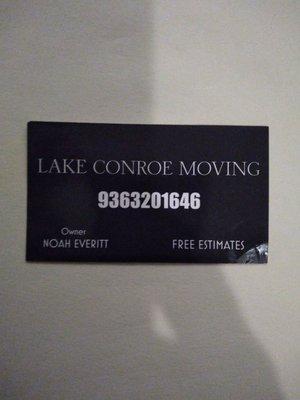 Lake Conroe Moving