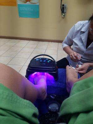 Gel pedi!