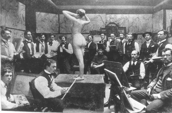 One of our first open studio sessions in 1895