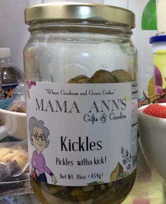 Delicious Pickles!  
 Like bread & butter with just enough extra flavor to be delicious .