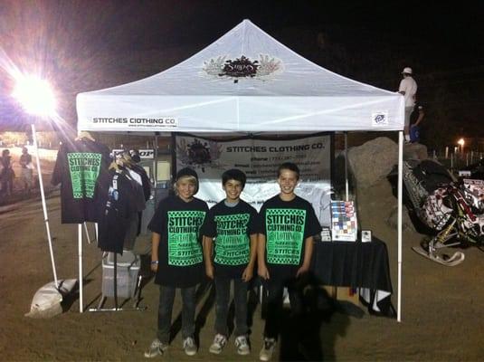 Booth at monster cup