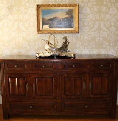 Examples of fine art, silver, and antique furniture we handle