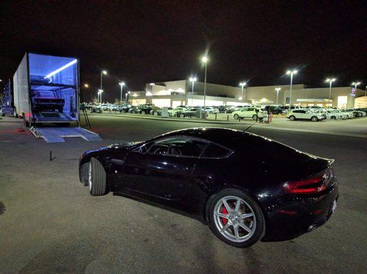 Loading outside a Dallas Fort-Worth Dealership