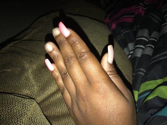 Two whole nails popped off smh