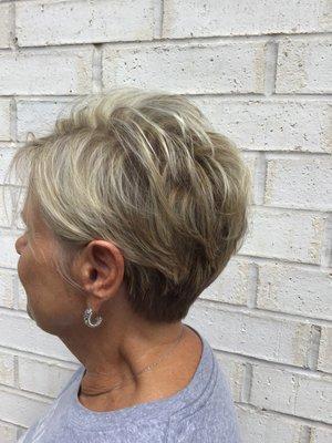 Fun cut and color by Patty