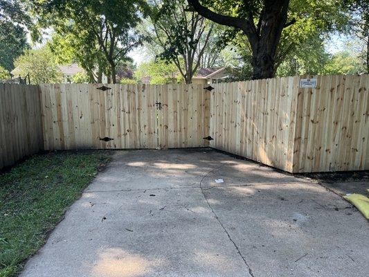 6ft pressure treated privacy