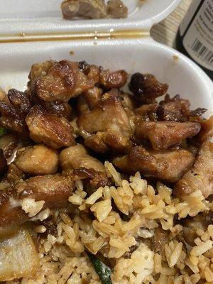 Teriyaki chicken, yet I ordered hibachi.