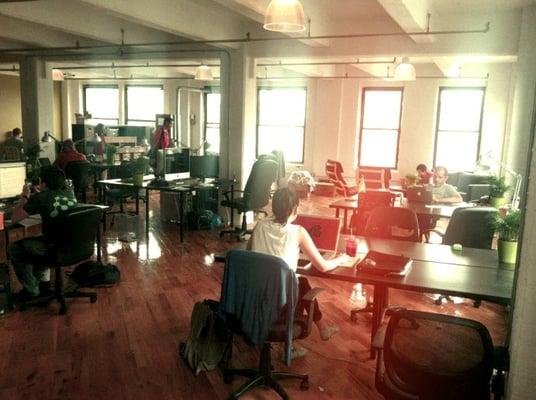 Where we work out of Dumbo Startup Lab